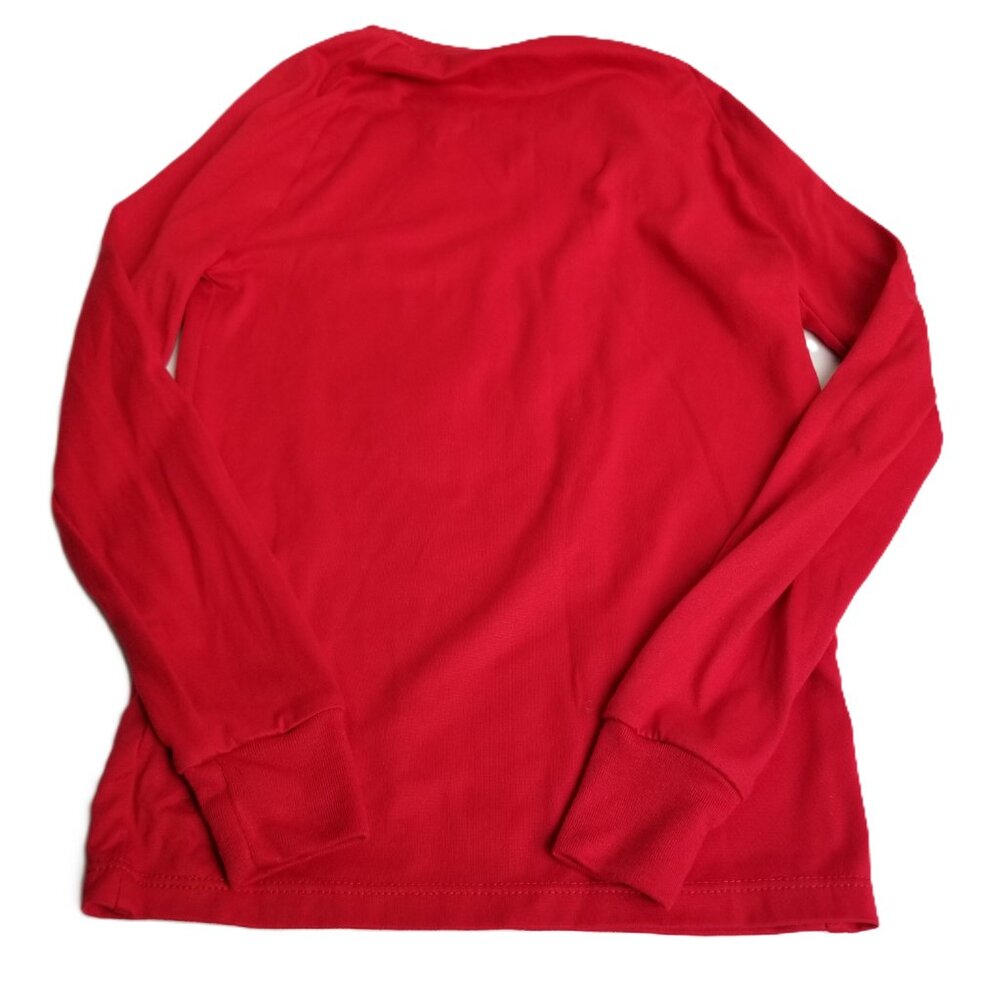 Dr Seuss The Grinch Merry Grinchmas Long Sleeve Pajama Top Youth 8 Red Christmas - Picture 2 of 7